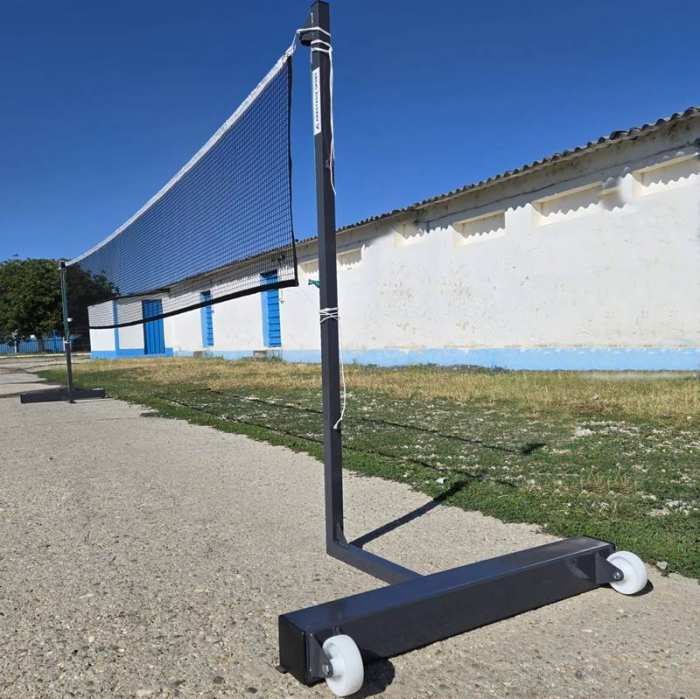 Mobile Badminton Posts Anastasia Sport, with Counterweight and Wheels [4]