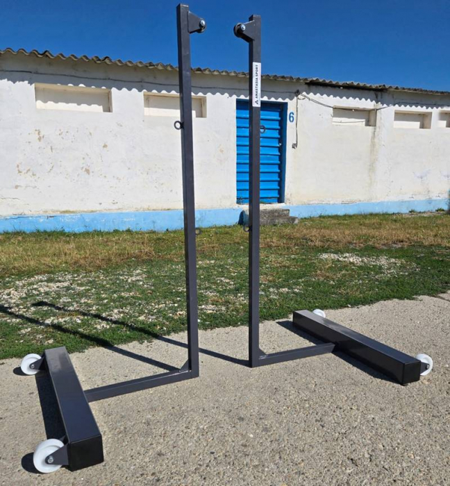 Mobile Badminton Posts Anastasia Sport, with Counterweight and Wheels [3]