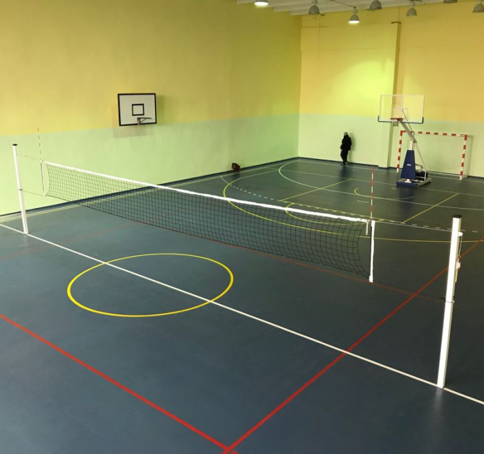Stalpi volei Anastasia Sport profil aluminiu 80x80 mm cu inaltime reglabila [15]