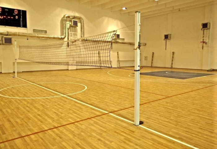 Stalpi volei Anastasia Sport profil aluminiu 80x80 mm cu inaltime reglabila [6]