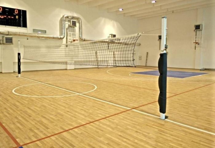 Stalpi volei Anastasia Sport profil aluminiu 80x80 mm cu inaltime reglabila [8]