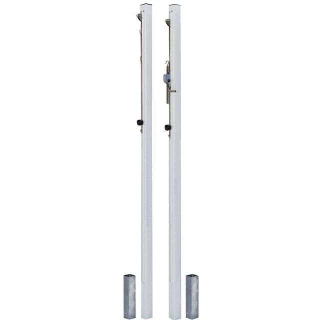 Stalpi volei Anastasia Sport profil aluminiu 80x80 mm cu inaltime reglabila [2]