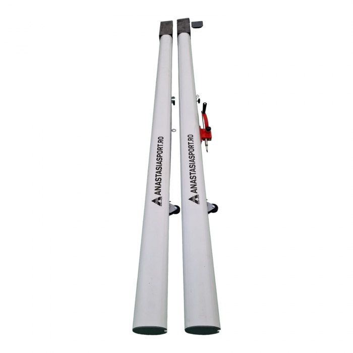 Stalpi volei Anastasia Sport profil aluminiu oval 120x100 mm, inaltime reglabila a fileului [15]