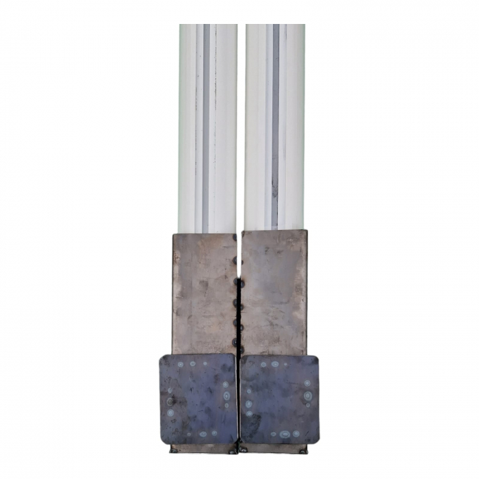 Stalpi volei Anastasia Sport profil aluminiu oval 120x100 mm, inaltime reglabila a fileului [12]