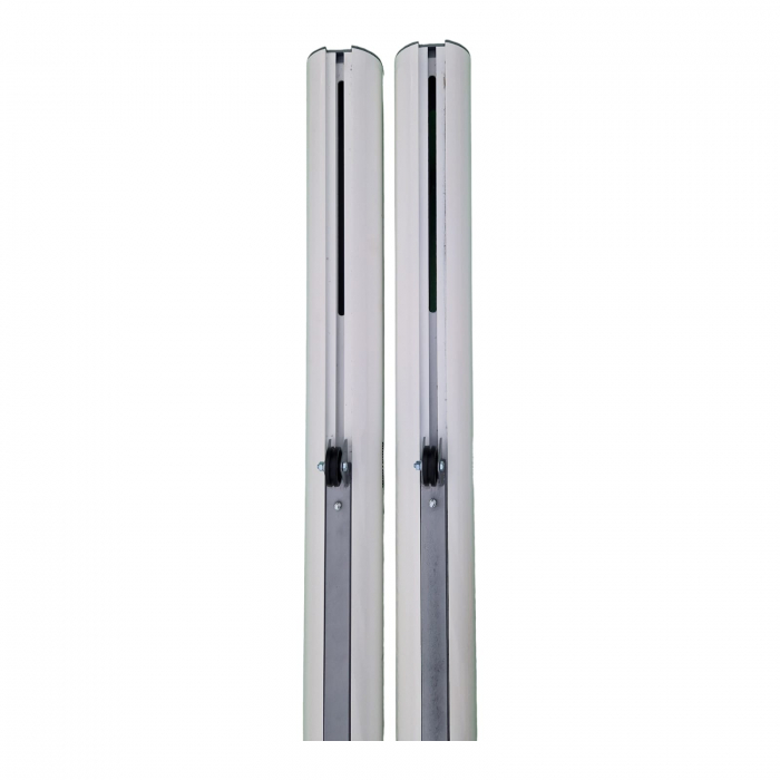 Stalpi volei Anastasia Sport profil aluminiu oval 120x100 mm, inaltime reglabila a fileului [13]
