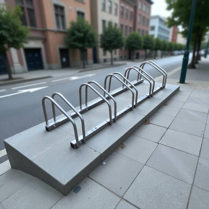 Suport biciclete 5 locuri „Silver” [2]