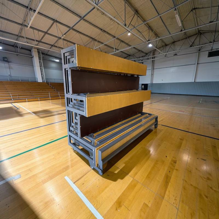 Retractable mobile bleachers TR-CT, 3 rows, 5 modules, 50 seats [2]