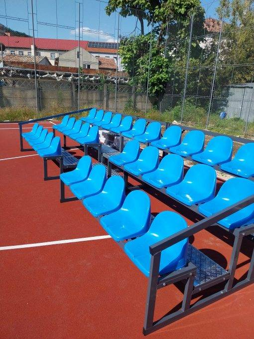 Tribuna modulara pentru spectatori 18 locuri, 3 randuri [17]
