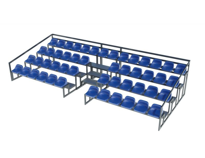 Tribuna modulara pentru spectatori 50 locuri, 4 randuri [2]