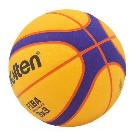 Set baschet 3x3 Molten B33T5000 FIBA Approved + pompa DHP21 + rucsac pentru minge [6]