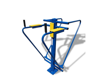 Mobilier urban, fitness outdoor - Aparat fitness Dip Bars Abdominal Outdoor, pentru flotări la paralele și ridicări picioare