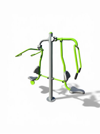 Mobilier urban, fitness outdoor - Aparat fitness exterior Elegance Push & Pull, antrenament greutate corporala