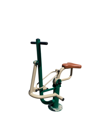 Mobilier urban, fitness outdoor - Aparat Fitness Outdoor Rowing Leg Press Elegance, dublă funcție, antrenament picioare și spate, utilizare exterior