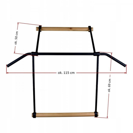 Hanging trapeze MASTER on rib table - ladders [4]