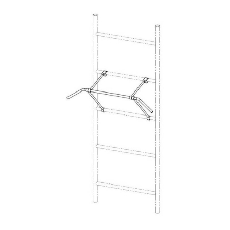 Hanging trapeze MASTER on rib table - ladders [6]