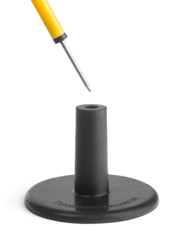 Training Pole Base – Ø 25 mm, Rubber, Stable for Indoor and Artificial Turf Use [1]