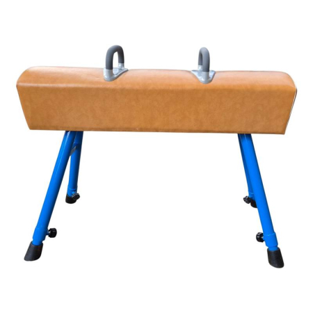 Anastasia Sport pommel horse for gymnastics, adjustable height 95–145 cm, 4 legs, floor anchoring [2]