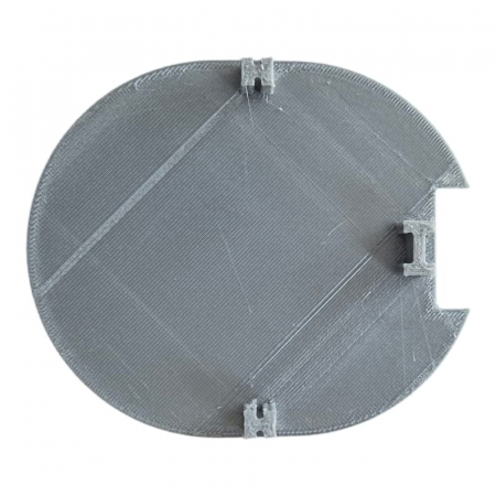 Porti profesionale 7,32x2,44 m - Capace protectie profil oval din aluminiu 120x100 mm