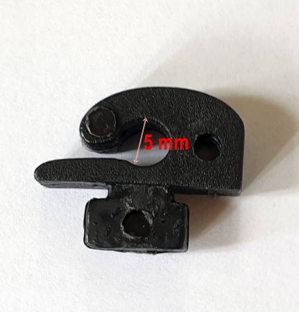 Carlig din PVC Anastasia Sport pentru prindere plasa porti cu canal [1]