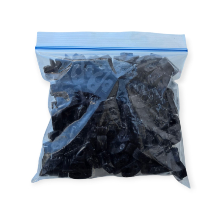 Set of 100 PVC Hooks Anastasia Sport for Net Attachment on Aluminum Goals with Channel 80x80 / 120x100 mm [0]
