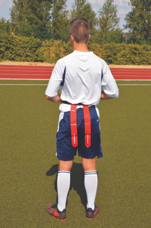 Set 3 centuri tag rugby Teamsport, pentru junior, rosie, galbena, albastra [1]