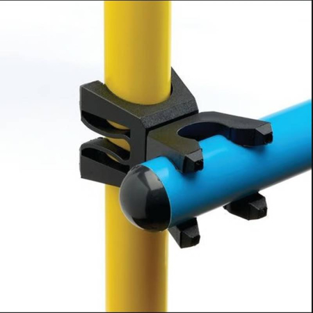 Gymnastics Pole and Ring Connector Clip Ø 32 mm, 360° Rotation, Durable PVC [2]
