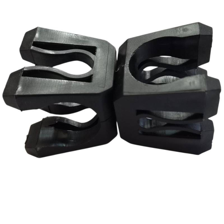 Gymnastics Pole and Ring Connector Clip Ø 32 mm, 360° Rotation, Durable PVC [4]