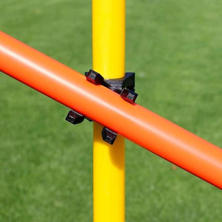 Training hurdles, cones, agility ladders, obstacles, mini hurdles, rebound nets. - Gymnastics Pole and Ring Connector Clip Ø 32 mm, 360° Rotation, Durable PVC