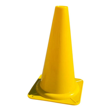 Con antrenament Sportech 30 cm, PVC flexibil, pentru coordonare si delimitare teren, galben sau rosu [2]