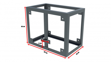 Wall-Mounted Basketball Bracket Anastasia Sport – 120x90 cm Backboard [4]