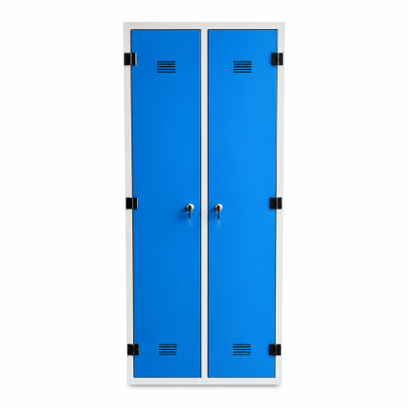 Spectator tribunes and seats for the stadium - Double Metal Locker Cabinet, 600 x 450 x 1800 mm, 0.8 mm Steel Sheet