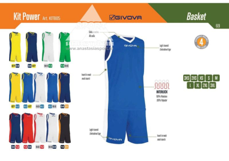 Echipament baschet Givova POWER [6]