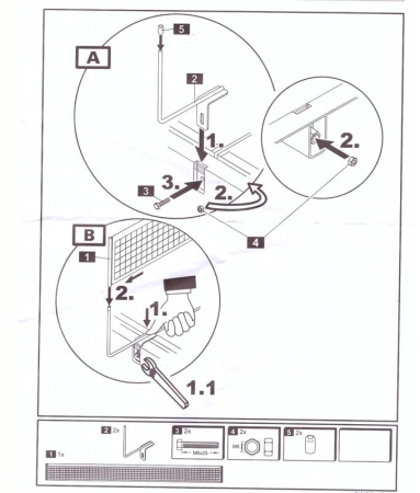 Fileu de schimb pentru masa de tenis SPONETA [2]