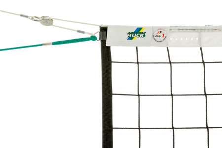 Huck DVV1 Competition Volleyball Net with Pulley and Kevlar Cable