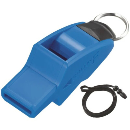 Fluier fotbal / handbal Molten Dolfin F RA0070, albastru, 124 dB, cu snur [2]