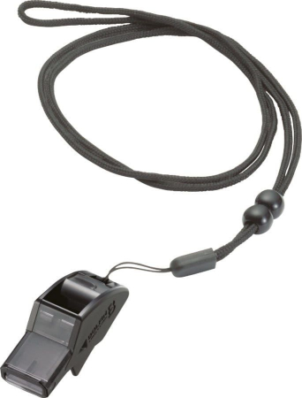 Fluier Molten Dolfin B negru, cu snur pentru baschet [5]