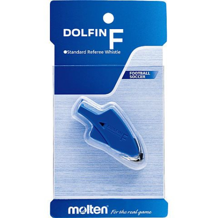 Accesorii antrenament / antrenor - Fluier pentru arbitru de fotbal Molten Dolfin F albastru model RA0070