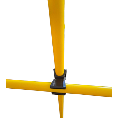 Team Sport Training Hurdle, Adjustable Obstacle 100 cm (2 Rubber Bases + 3 Poles) [5]