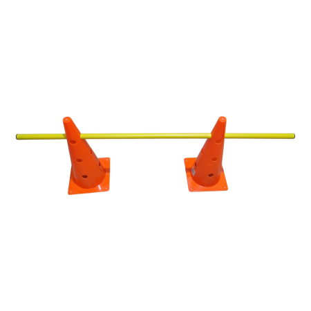 Training Hurdle Master Sport – Set of 8 Cones 38 cm + 4 Poles 100 cm, Durable PVC [11]