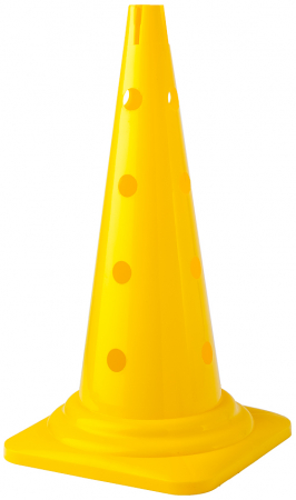 Gardulet antrenament Team Sport 2 conuri galbene+ baston, inaltime 84 cm [2]