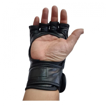 Manusi MMA Anastasia Sport piele naturala neagra, antrenament, marime L [8]