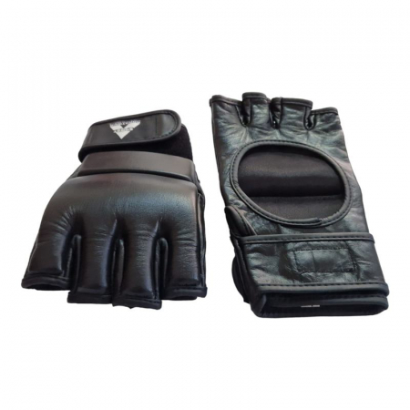 Manusi MMA Anastasia Sport piele naturala neagra, antrenament, marime L [5]