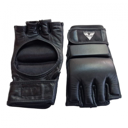 Manusi MMA Anastasia Sport piele naturala neagra, antrenament, marime L [3]