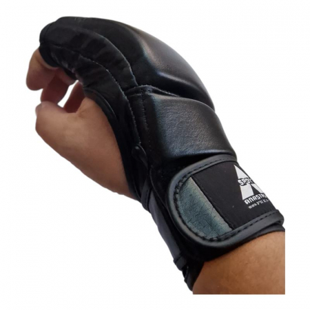 Manusi MMA Anastasia Sport piele naturala neagra, antrenament, marime L [9]