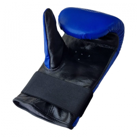 Anastasia Sport Punching Bag Gloves – Genuine Leather, Blue – For Boxing, Kickboxing, MMA [7]