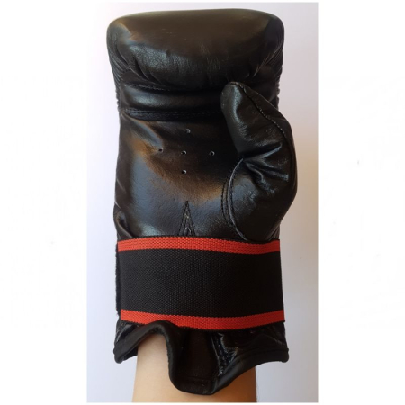 Manusi sac box Anastasia Sport piele naturala, negru, antrenament kick-box/MMA, marime M [8]
