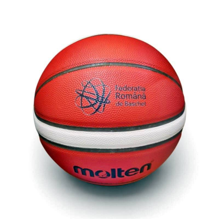 Molten B5G3850-RO Basketball, FRB Logo, FIBA Approved 2023–2027, Size 5, Indoor/Outdoor [2]