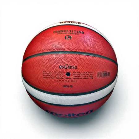 Molten B5G4050-RO basketball, FRB logo, FIBA approved, size 5, indoor competition [4]