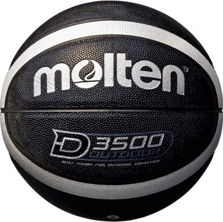 Molten basketballs - Molten basketball, B6D3500-KS size 6, outdoor special, black