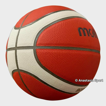Minge baschet Molten B6G3850-RO, logo FRB, FIBA Approved 2023-2027, mărime 6, indoor/outdoor [3]